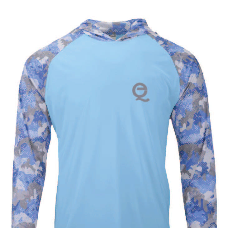 Quad E - Long Sleeve Performance Hooded Sun Shirt
