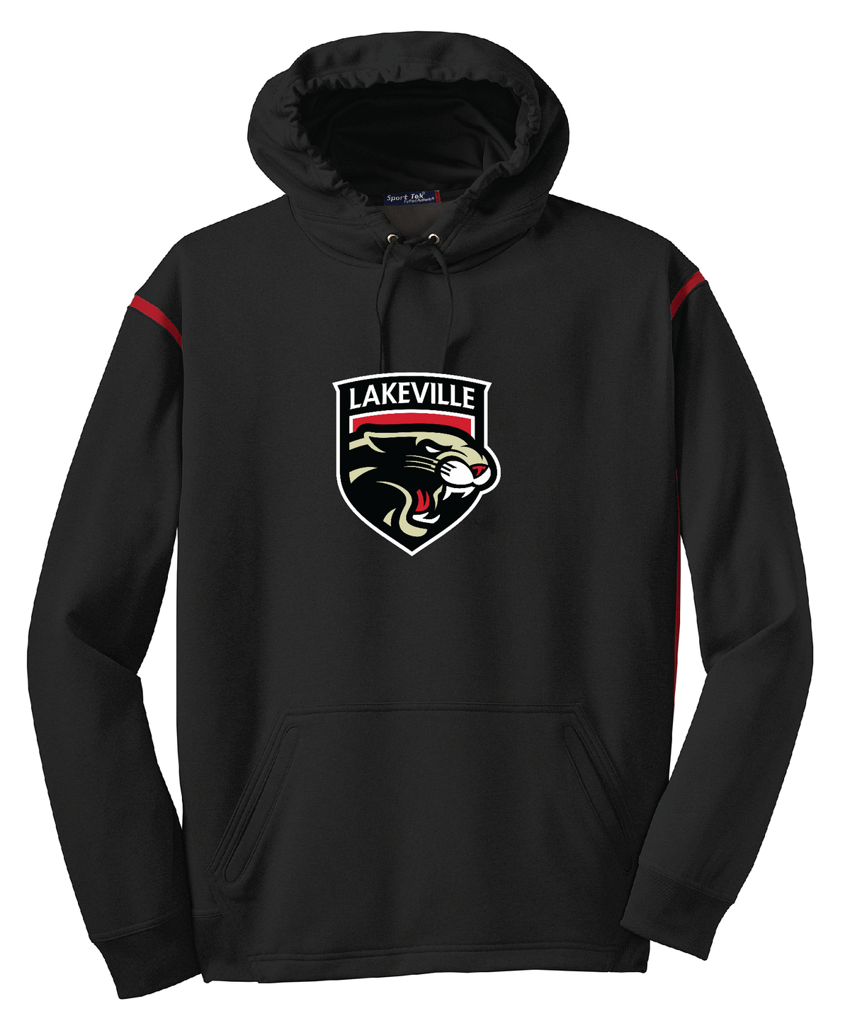 Ice Cats - Sport Tek - Tech Fleece Colorblock Hooded Sweatshirt