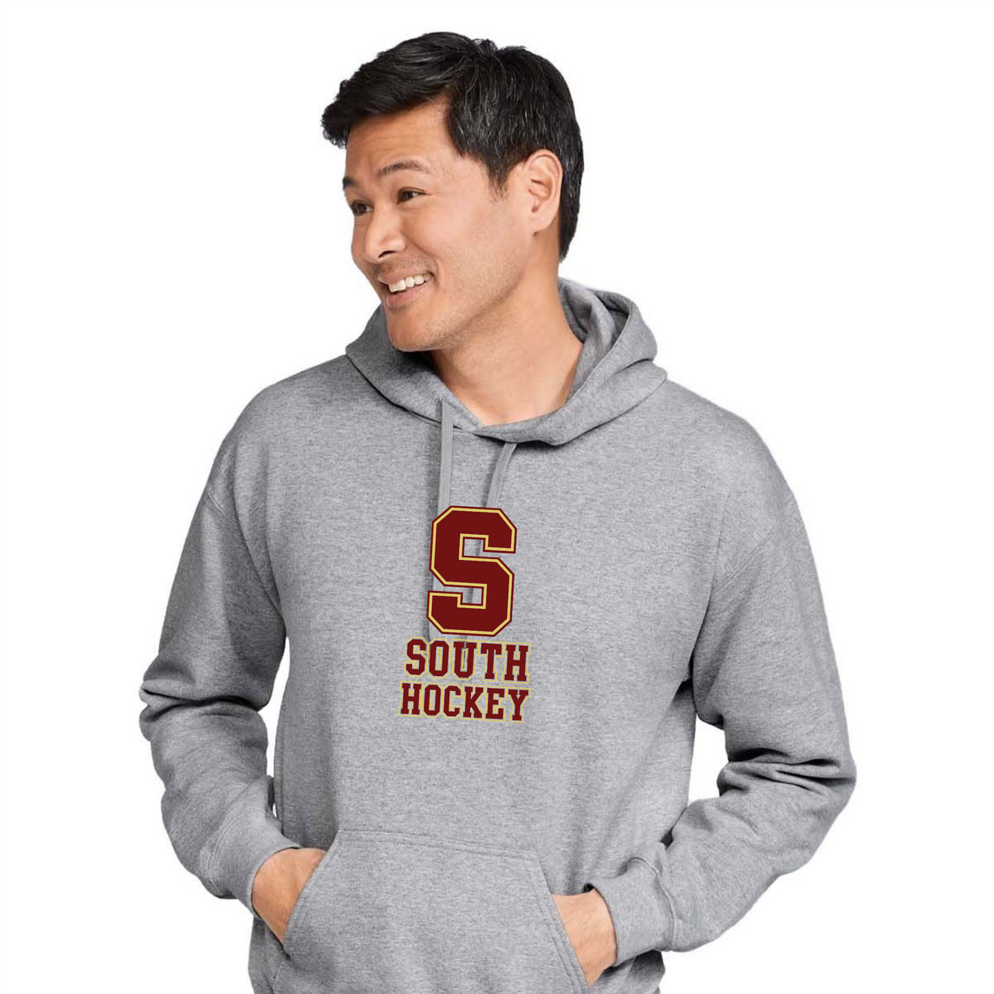 South - Softstyle Light Hooded Sweatshirt