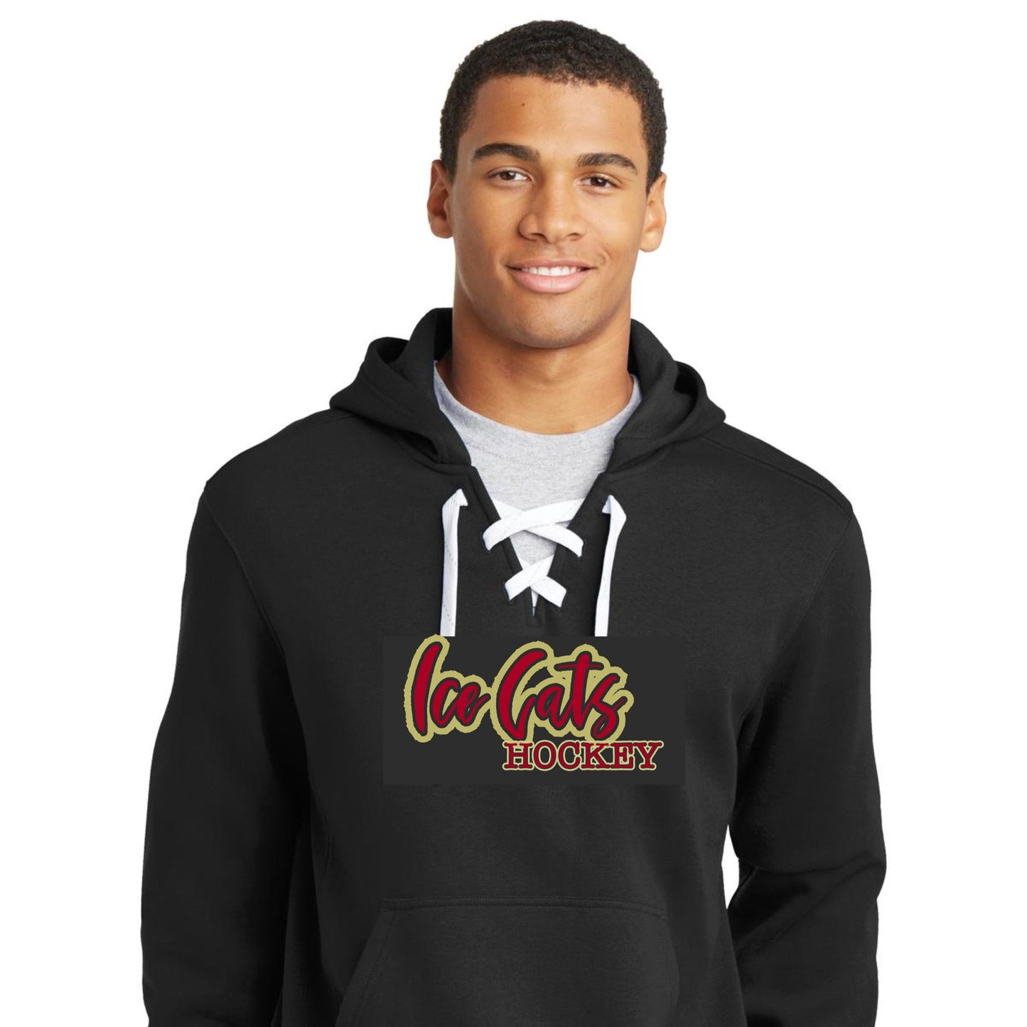 Ice Cats - Lace Up Sweatshirt