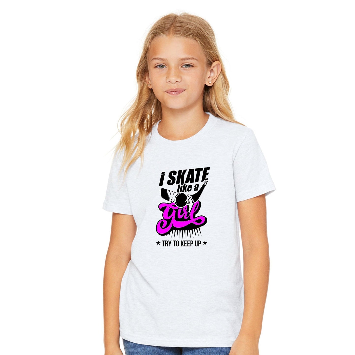 Skate Like A Girl - Youth Tshirt