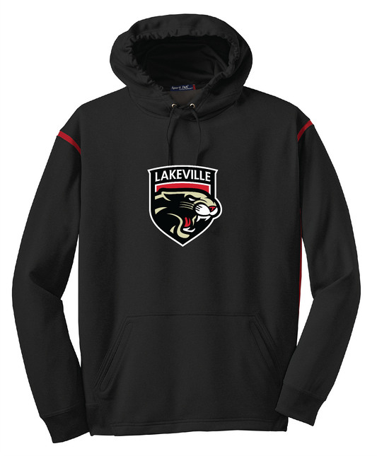 Ice Cats - Sport Tek - Tech Fleece Colorblock Hooded Sweatshirt