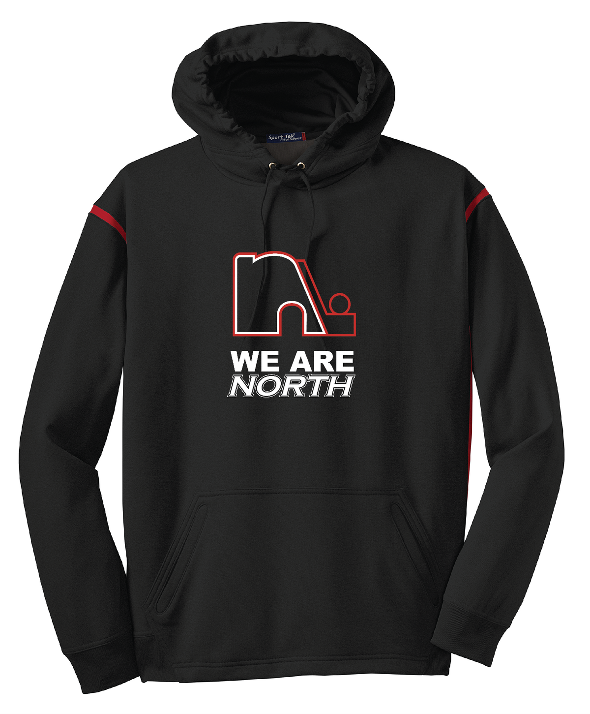 North Hockey - Sport Tek - Tech Fleece Colorblock Hooded Sweatshirt